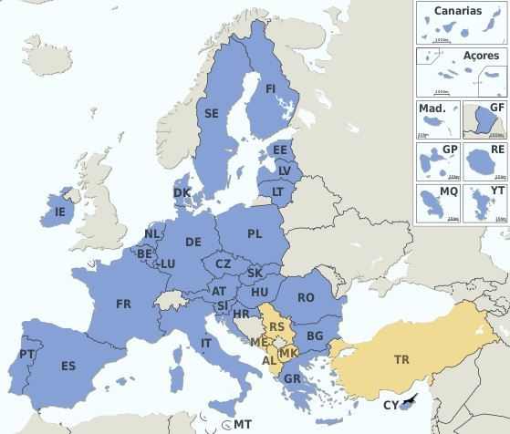 CE Zeichen Mitgliedstaaten EU