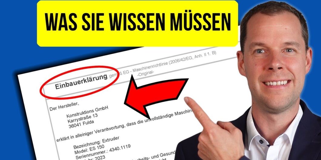 5 Pflichtausgaben in der Einbauerklärung
